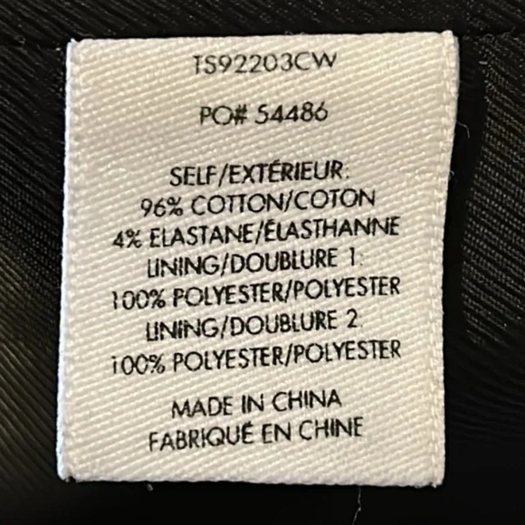 Derek Lam 10 Crosby Embroidered Hem Blazer Jacket Black Stretch Cotton Size 0 - Picture 10 of 12